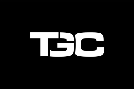 TGC creative letter logo design vector icon illustration