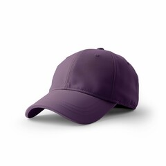 Purple Cap isolated on white background