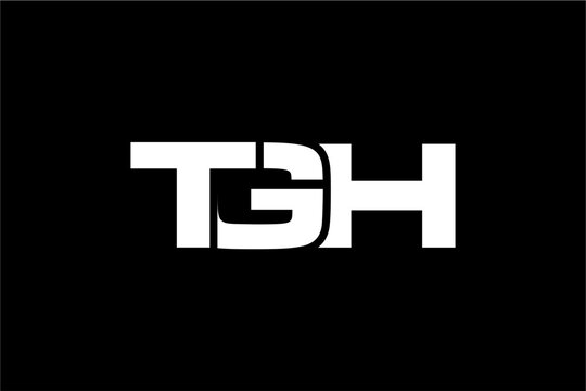 TGH creative letter logo design vector icon illustration