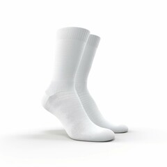 White Socks isolated on white background