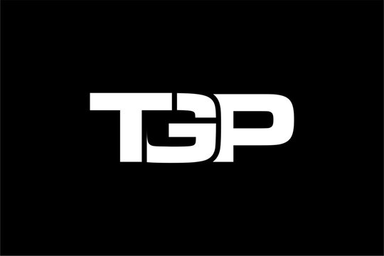 TGP creative letter logo design vector icon illustration