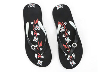 womens eva flip-flop isolated on white background