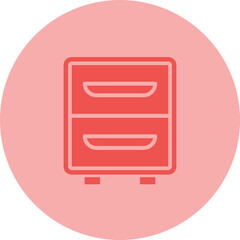 File Cabinet Vector Icon