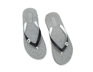 womens eva flip-flop isolated on white background