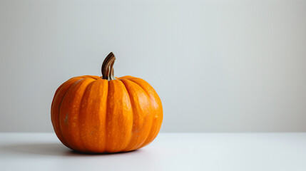 Orange Pumpkin with Twisted Stem Isolated Clipping Path, Pumpkins isolated on white with clipping path, Five Orange Pumpkin Squash in a Row, an Autumn Food, Three Pumpkins Isolated on White background