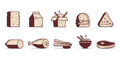 Food Icons Concept