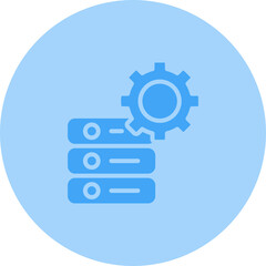 Database Management Vector Icon