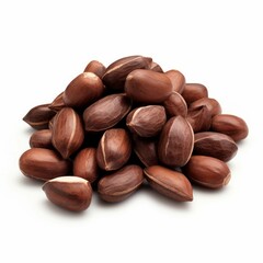 Mongongo Nuts isolated on white background