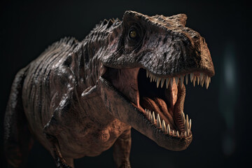 Fierce Tyrannosaurus Rex in Dramatic Lighting