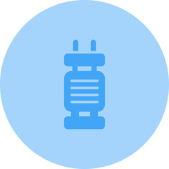 Capacitor Vector Icon