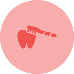 Brushing Teeth Vector Icon
