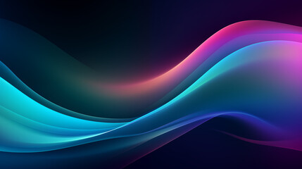 Fototapeta premium Colorful wavy background with paper cut style. background or wallpaper