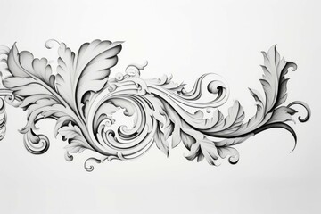 Fototapeta premium drawn brush strokes for hand lettering and doodles