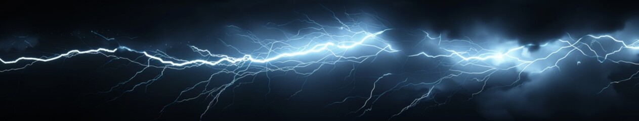 Intense Lightning Storm - obrazy, fototapety, plakaty