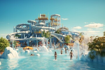 Family fun at the water park