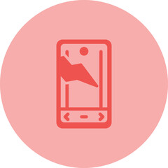 Smartphone Vector Icon © Graphic Nehar