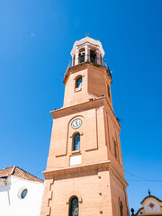Competa, typical white town in Axarquia, Malaga, Spain - 771323442