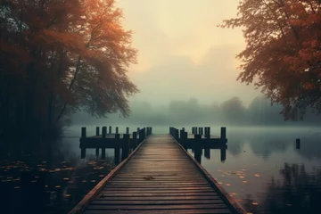  Foggy October evening at a lake © Michael Böhm