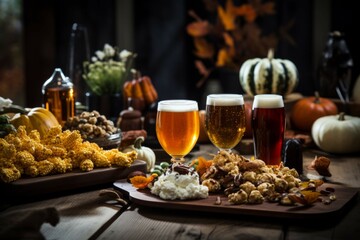 Fototapeta premium October beer and food pairing event
