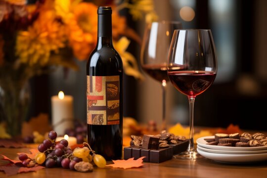 October wine and chocolate pairing event