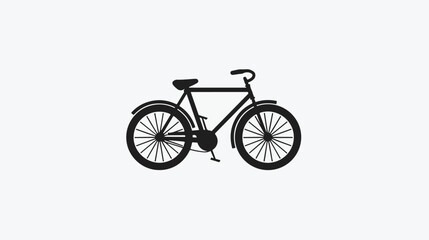 Bicycle icon or logo isolated sign symbol vector illustration