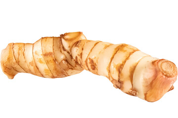 Galangal is thai medicinal plant used as a spice in cooking for health. Photo of close-up objects...