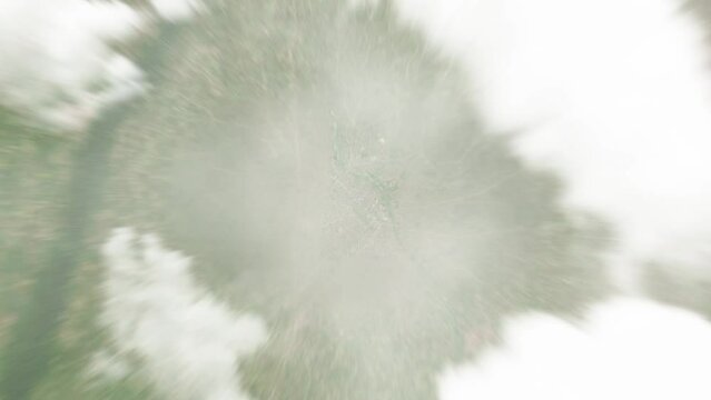 Earth zoom in from space to Aba, Nigeria. Followed by zoom out through clouds and atmosphere into space. Satellite view. Travel intro. Images from NASA