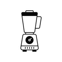 Black solid Blender vector icon