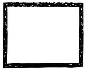 Paintbrush, paint stroke square element. dirty frame texture rectangle border