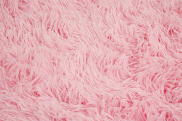 Pink carpet as background. Carpet texture or pattern.	
