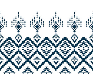 abstract Traditional geometric ethnic fabric pattern ornate elements with ethnic patterns design for textiles, rugs, clothing, sarong, scarf, batik, wrap, embroidery, print, curtain, carpet, wallpaper - obrazy, fototapety, plakaty