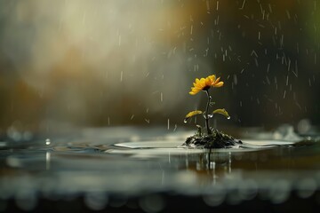 A representation of the virtue of patience through visual storytelling , stock photographic, no contrast, clean sharp focus