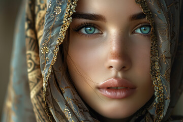 Gorgeous Arab Woman.