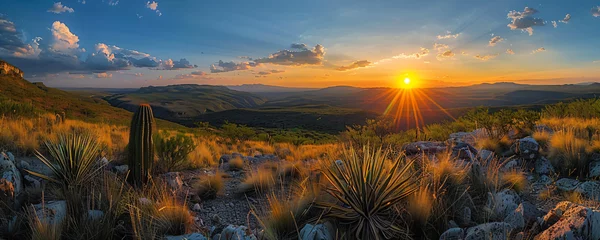 Fototapeten impressive mexican landscape © Riverland Studio