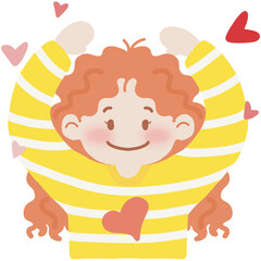 사랑표현하는 아이