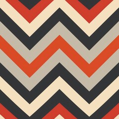 Athletic Chevron seamless pattern with bold, contrasting colors for sportswear or team uniformsอ