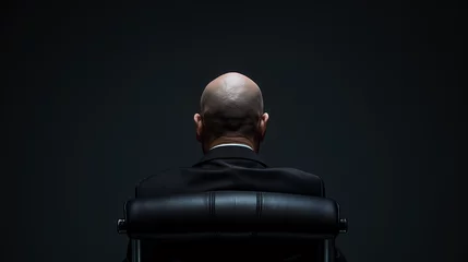 Foto op Canvas CEO o director de espaldas en contemplación ante la sala de juntas vacía © VicPhoto