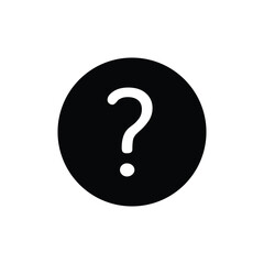 Question vector icon. About flat sign design. Info symbol pictogram. Help icon. FAQ sign. Information sign. UX UI icon