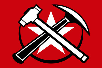 Labor Day Hammer Icon 
