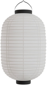 提灯　長型　切り抜き　合成用　3Dレンダリング　リアル　白