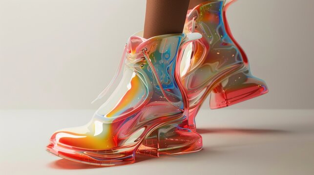 beautiful shoes concept, AI generated