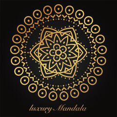 Elegant luxury mandala pattern background, circular pattern vector design