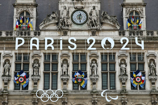 Paris - H&ocirc;tel de Ville - Jeux Olympiques 2024