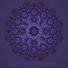 Elegant luxury mandala pattern background, circular pattern vector design