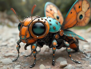 insect mini robot close up
