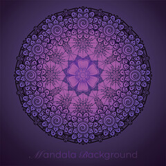Elegant luxury mandala pattern background, circular pattern vector design