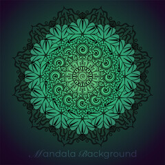 Elegant luxury mandala pattern background, circular pattern vector design