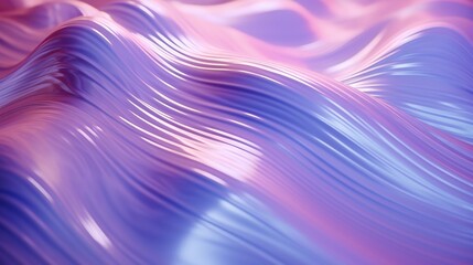 Dimensional Harmony: 3D holographic waves intertwine in a celestial ballet, viewed from above.