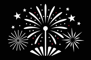New Year's Eve Fireworks Icon