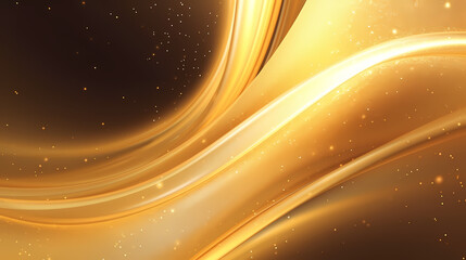Fototapeta na wymiar Abstract gold swirl